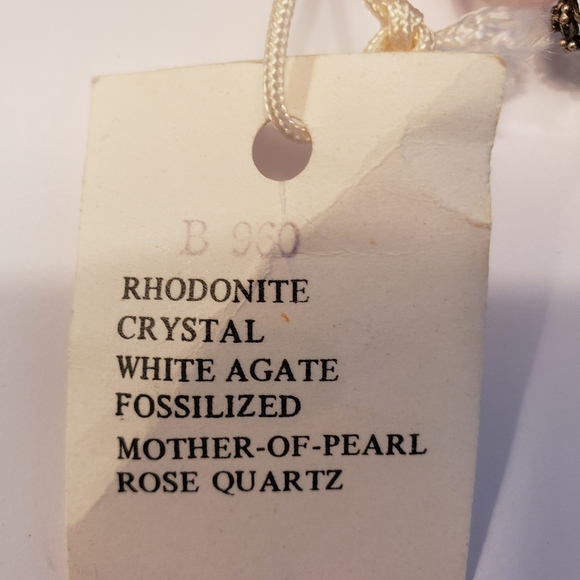 Carved quartz and Crystal statement necklace - Picture 3 of 8